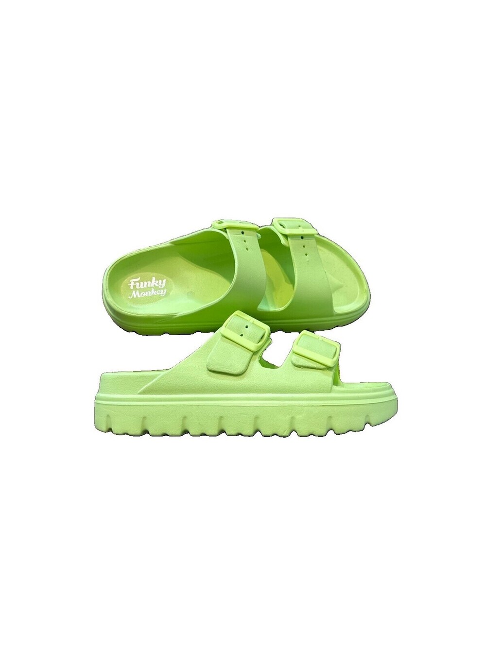 Sandals | Women’s | Funky Monkey | 7 |  Lime Green | Platform